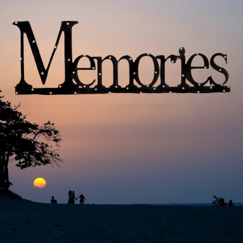 “Memories” Metal Wall Decor